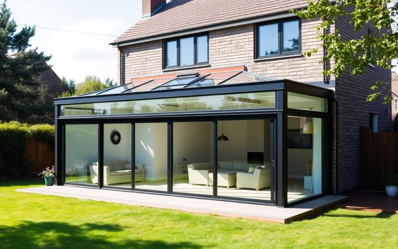 Moderne sort aluminium — Modern black aluminium